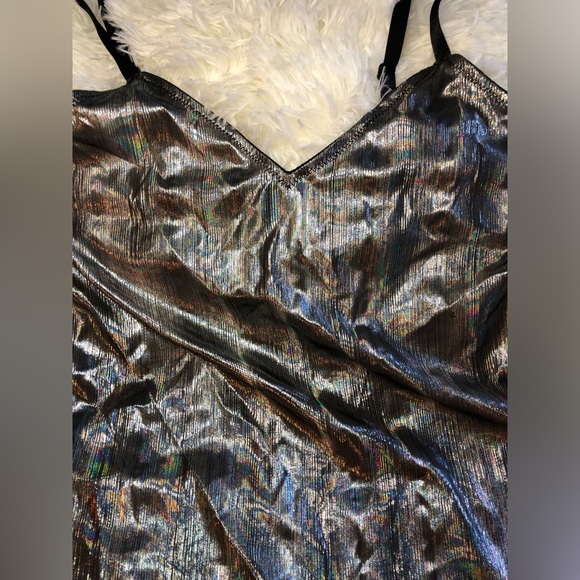 Metallic Silver Dress - Picture 4 of 13